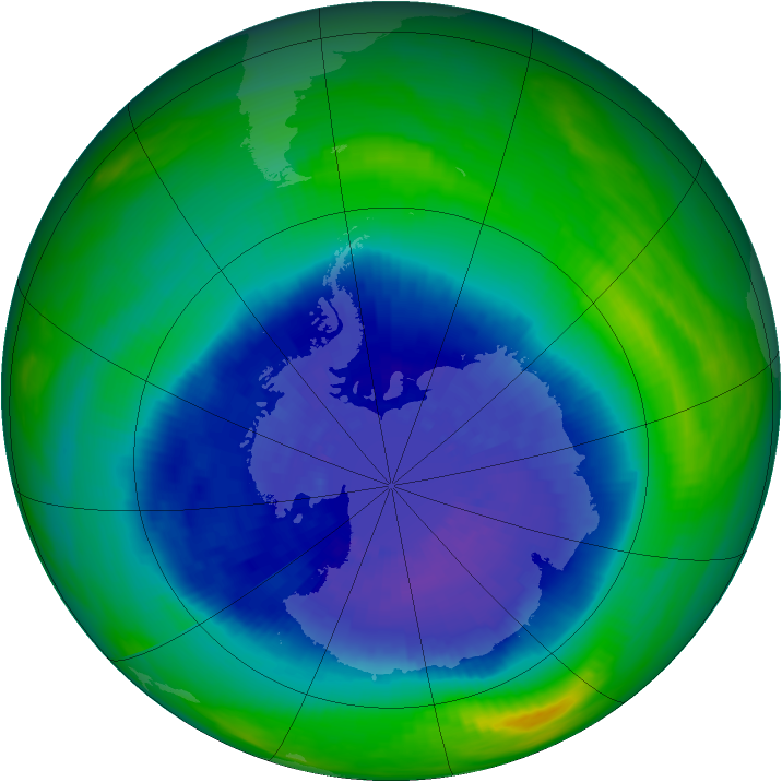 Ozone Map 1989-09-19